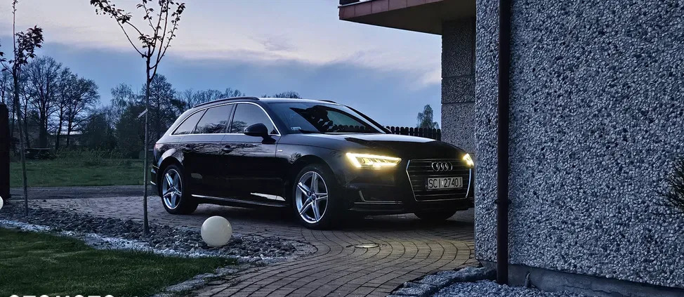 śląskie Audi A4 cena 90000 przebieg: 220000, rok produkcji 2016 z Izbica Kujawska